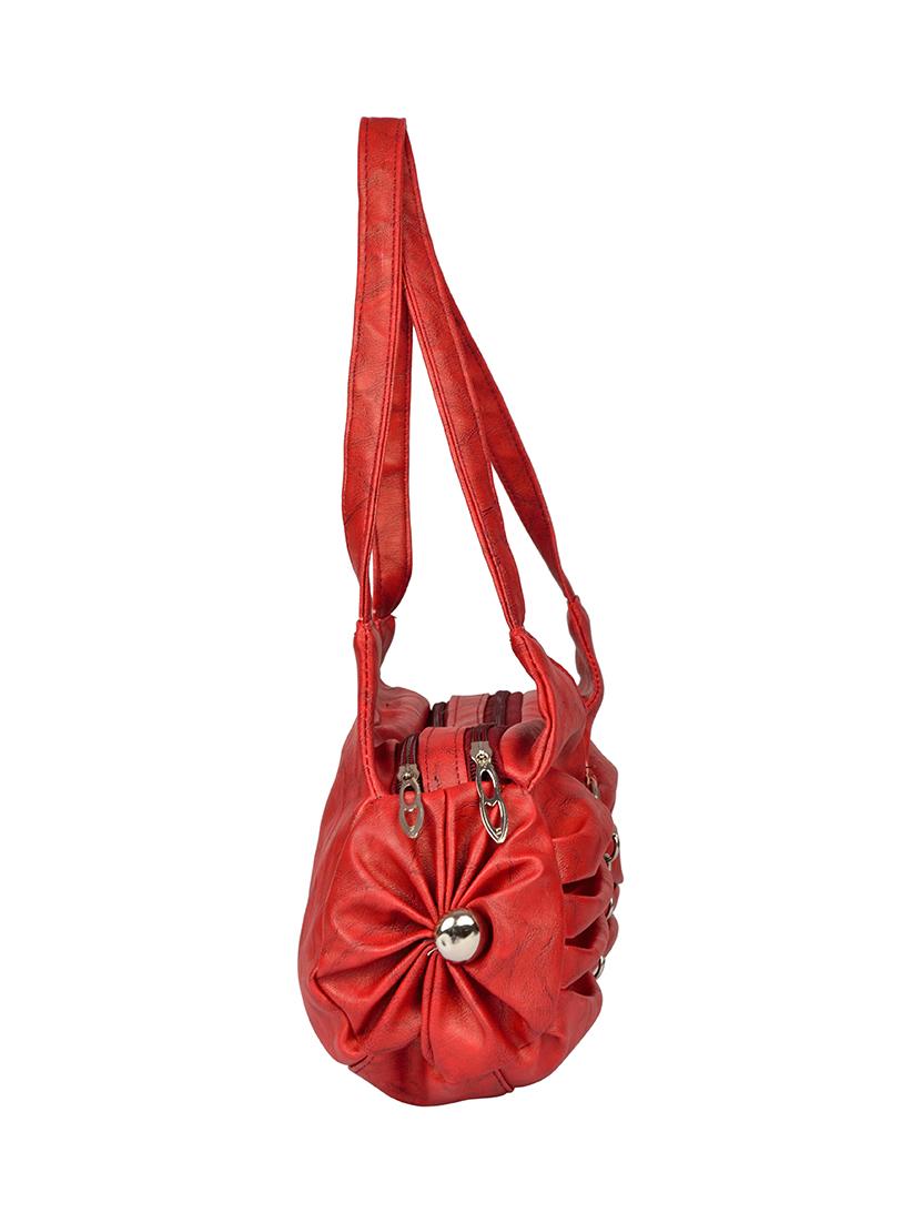 red leatherette handbag - 14326445 - Standard Image - 3