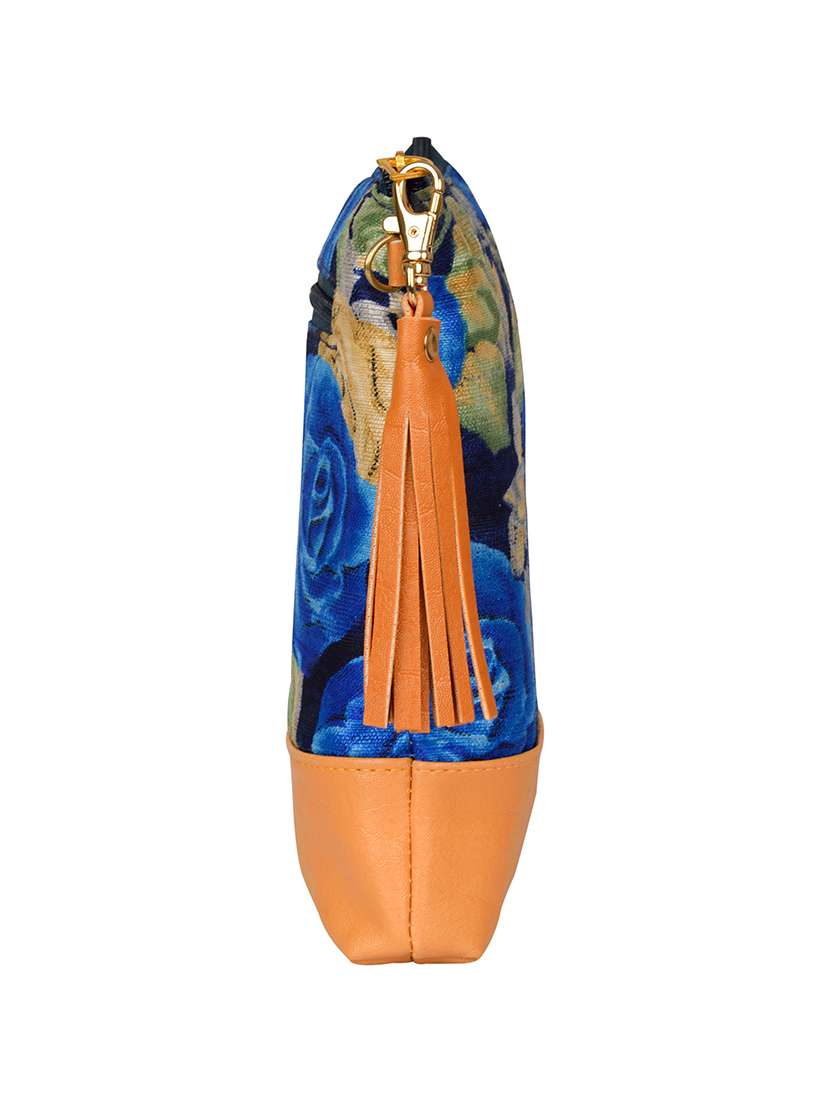 blue floral regular sling bag - 14326456 -  Standard Image - 3