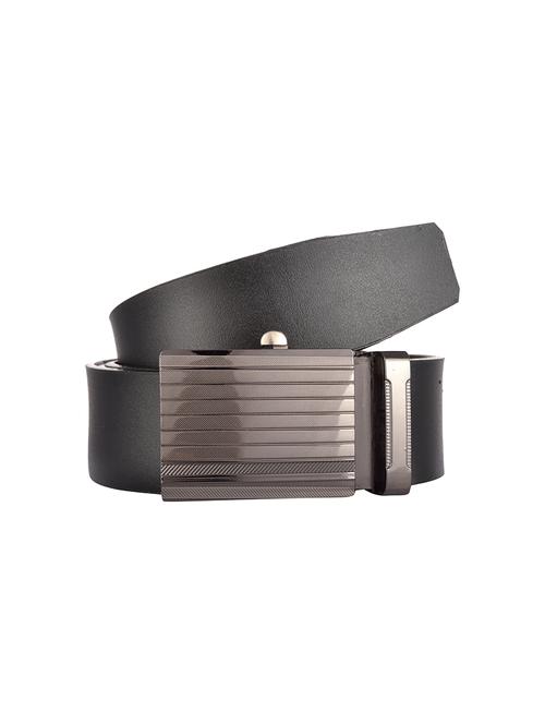 black leather belt - 14326473 - Standard Image - 0