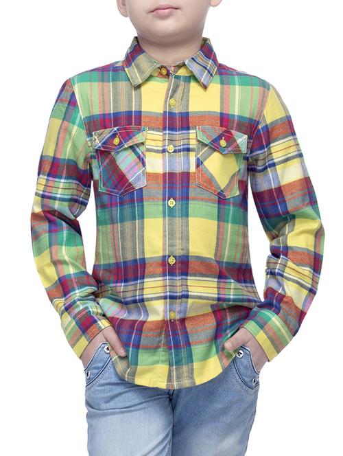 multi colored cotton shirt - 14328223 - Standard Image - 0