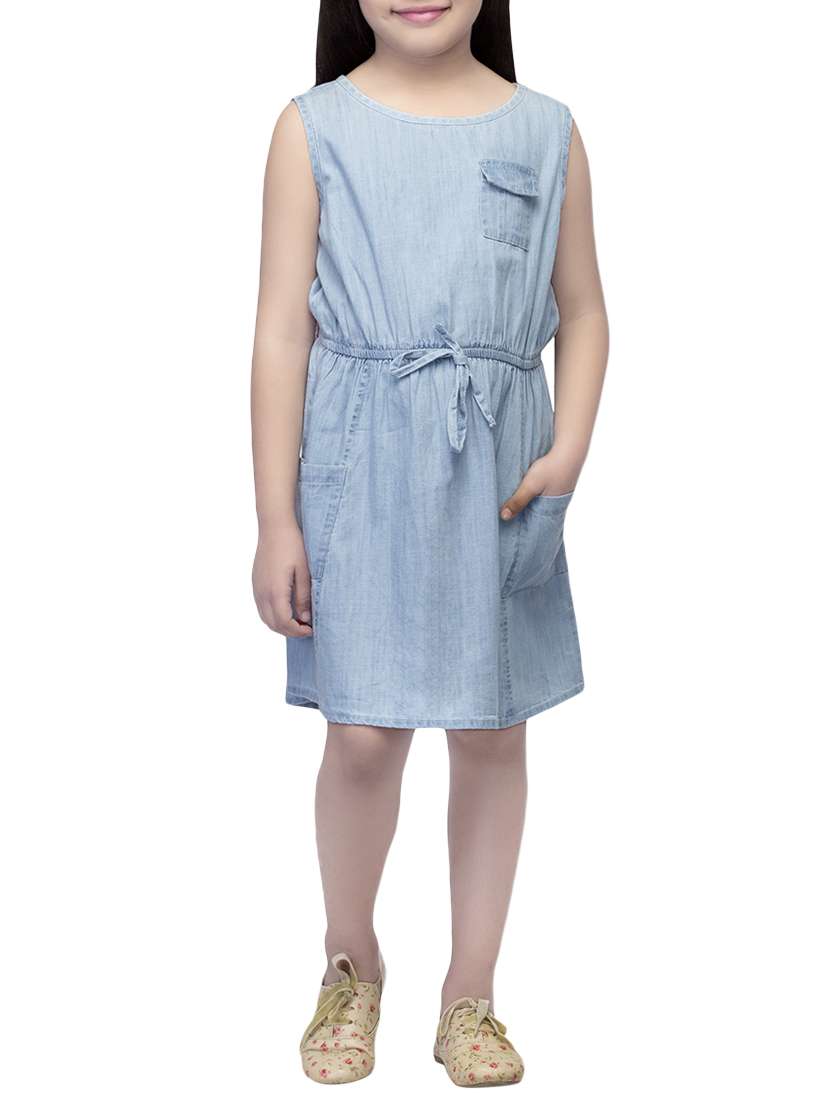 blue cotton frock - 14328253 -  Zoom Image - 0