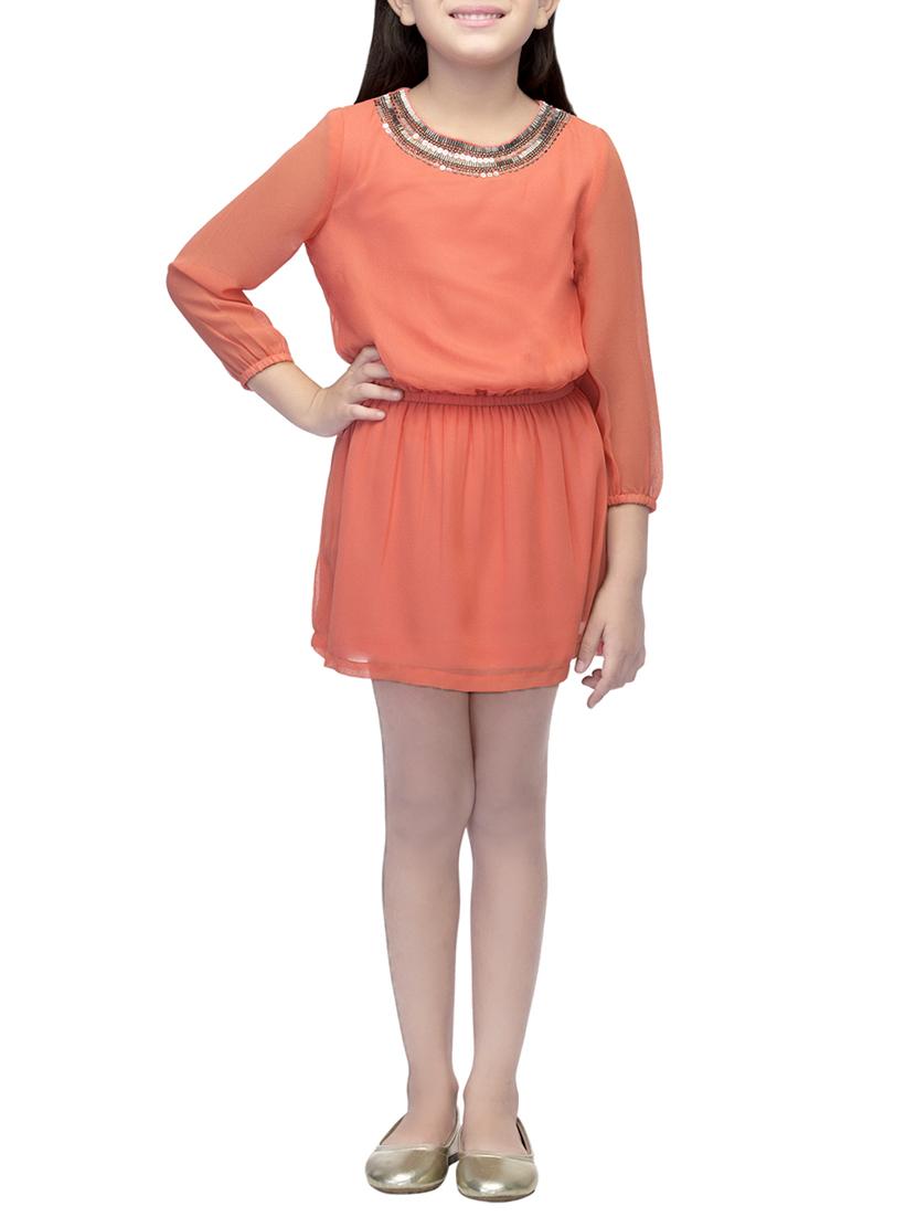 beige polyester frock - 14328257 - Zoom Image - 0