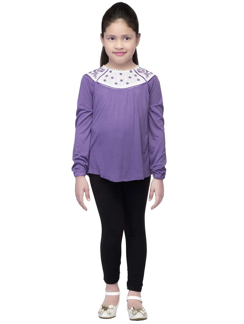 purple viscose  top - 14328310 -  Standard Image - 3