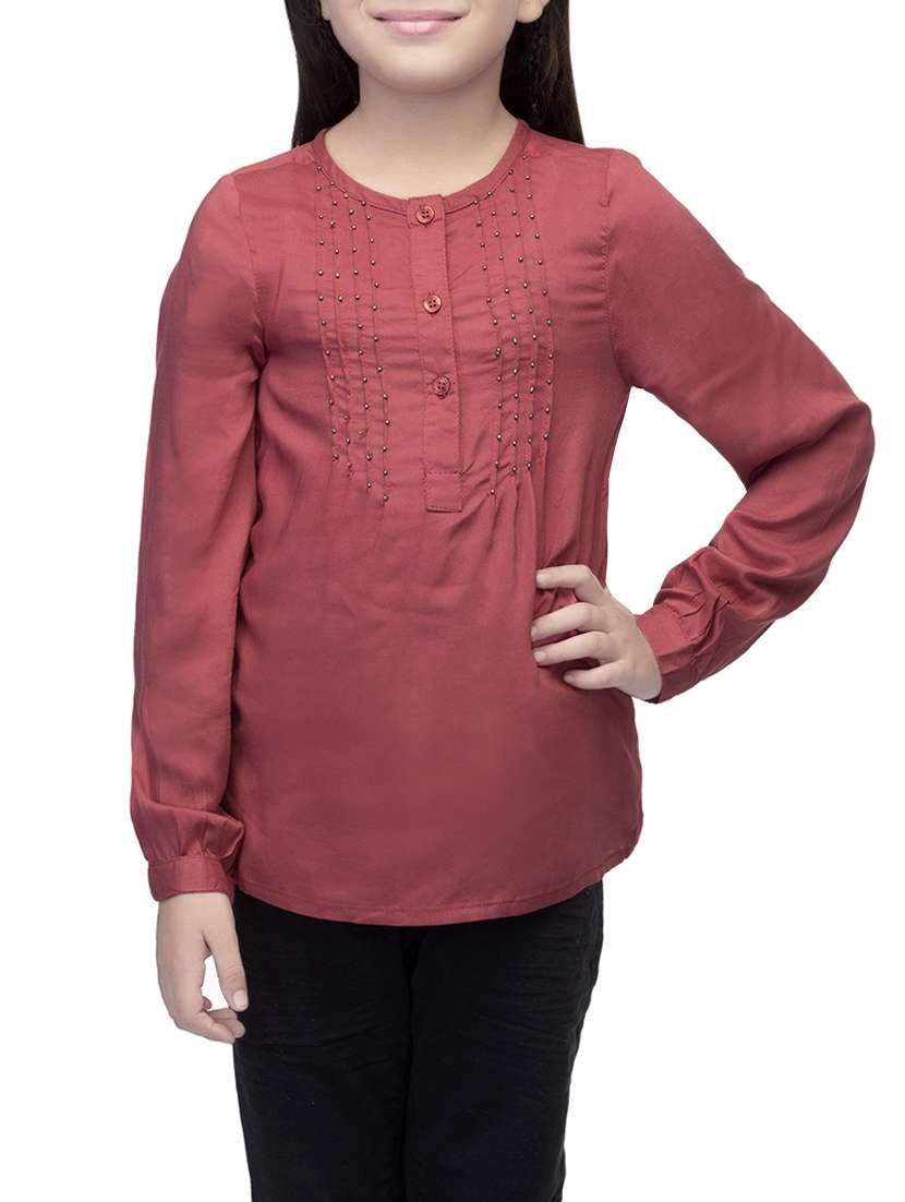 red viscose top - 14328313 - Zoom Image - 0