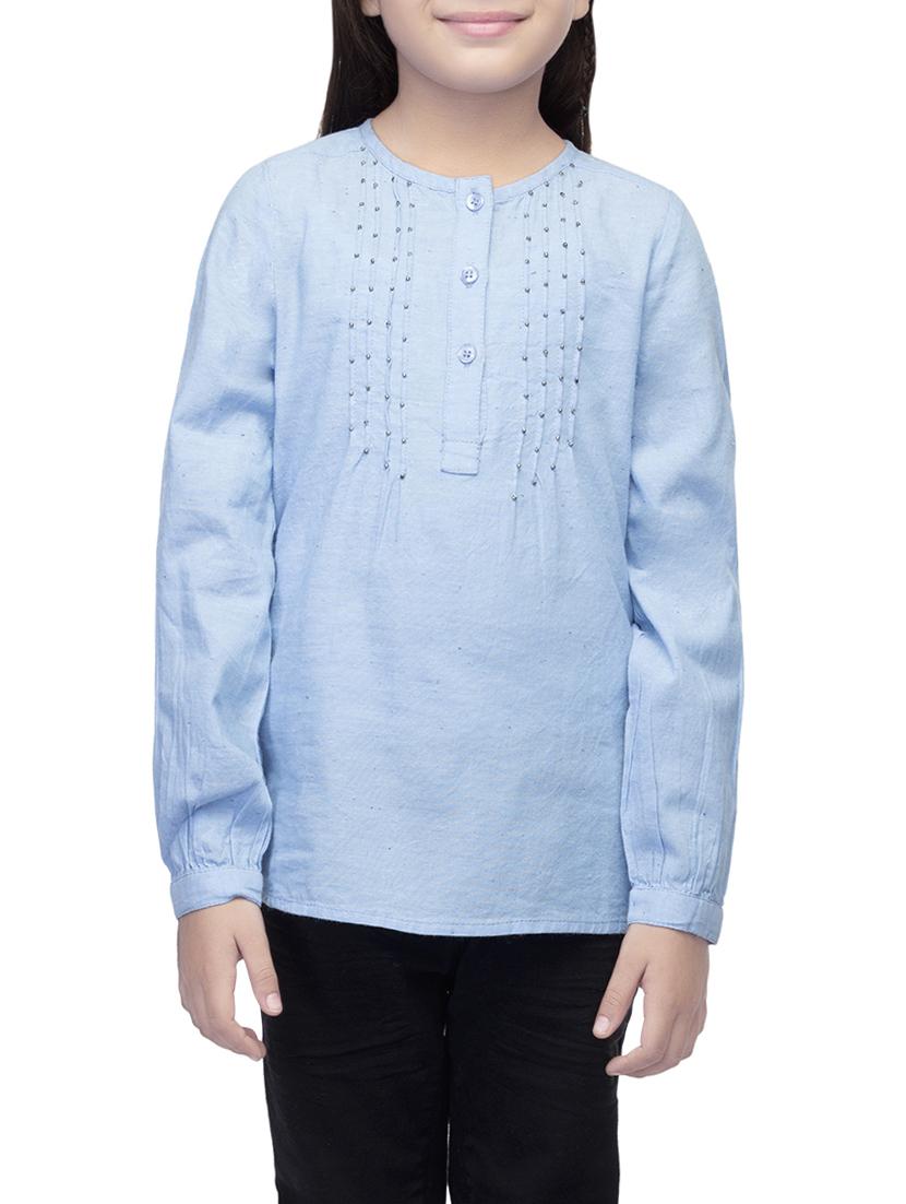blue cotton top - 14328314 - Zoom Image - 0