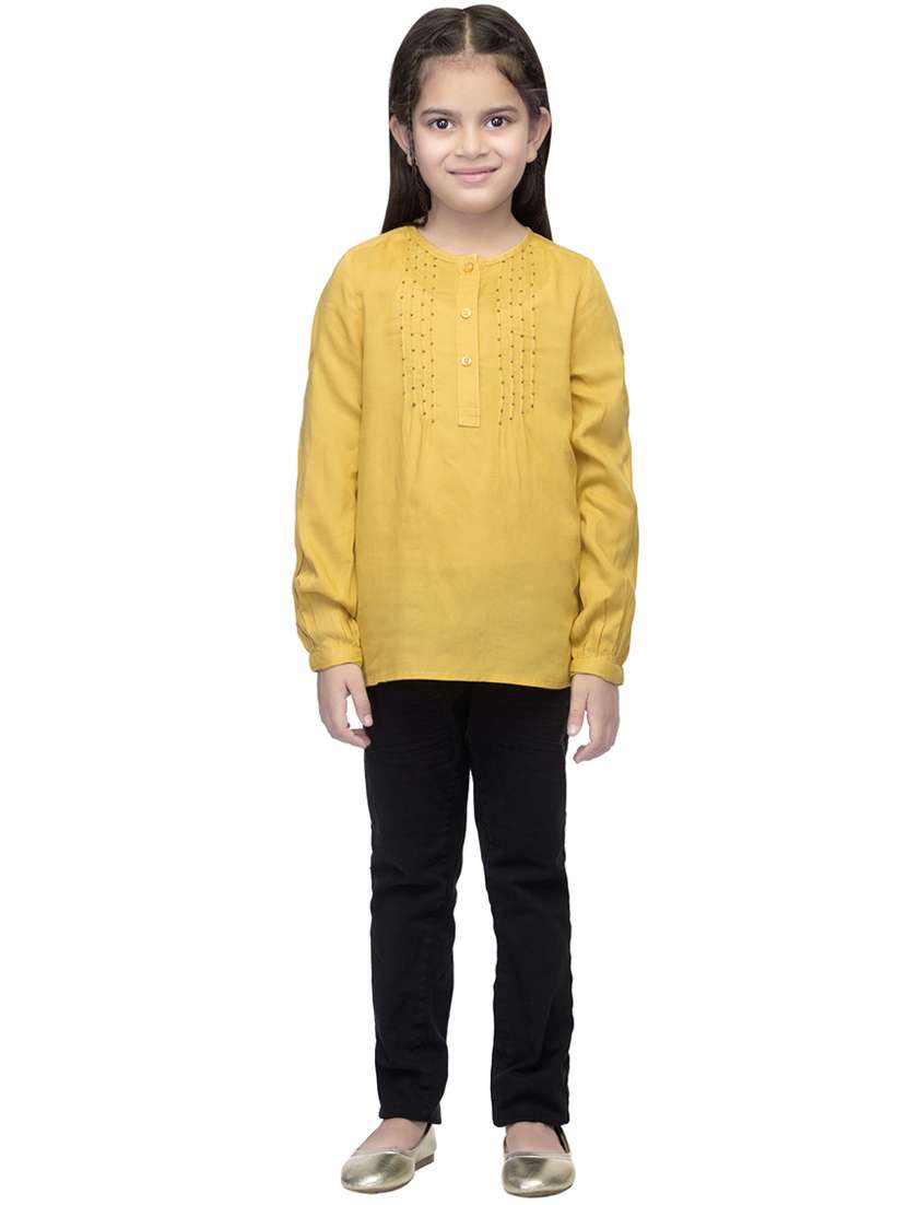 yellow cotton top - 14328315 - Standard Image - 3