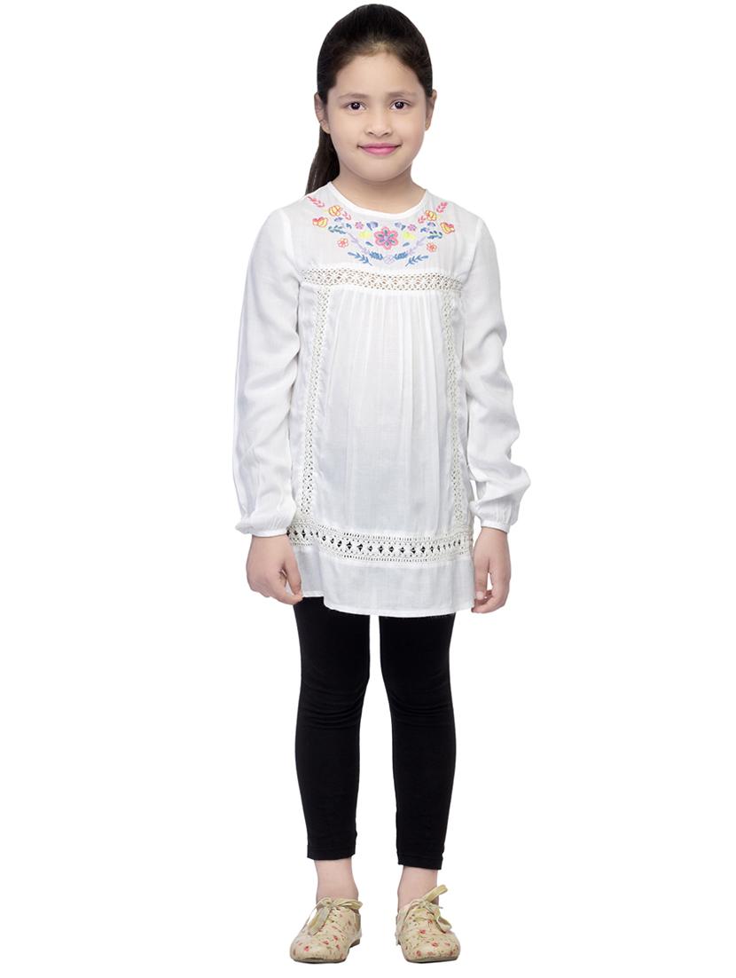 white viscose top - 14328322 - Standard Image - 3