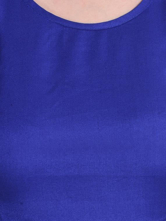 women's high low solid dress - 14329236 - Standard Image - 3
