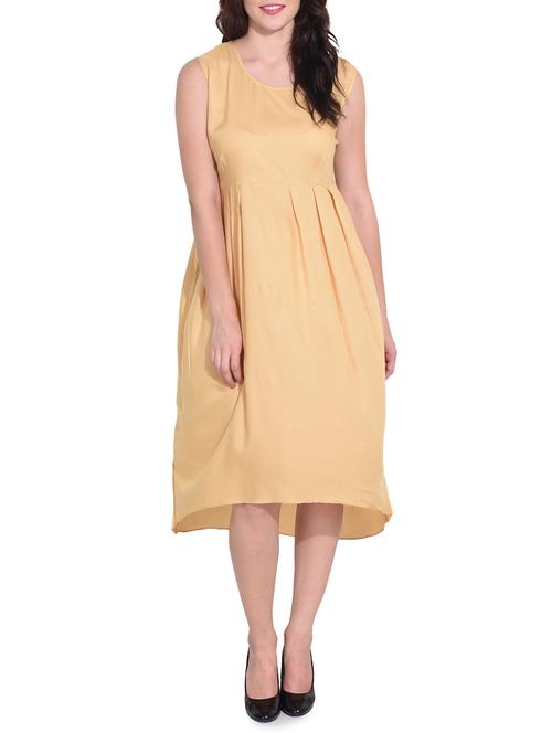 women's high low knee length dress - 14329239 -  Standard Image - 0