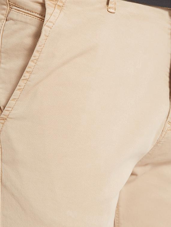 beige cotton chinos casual trousers - 14331978 - Standard Image - 3