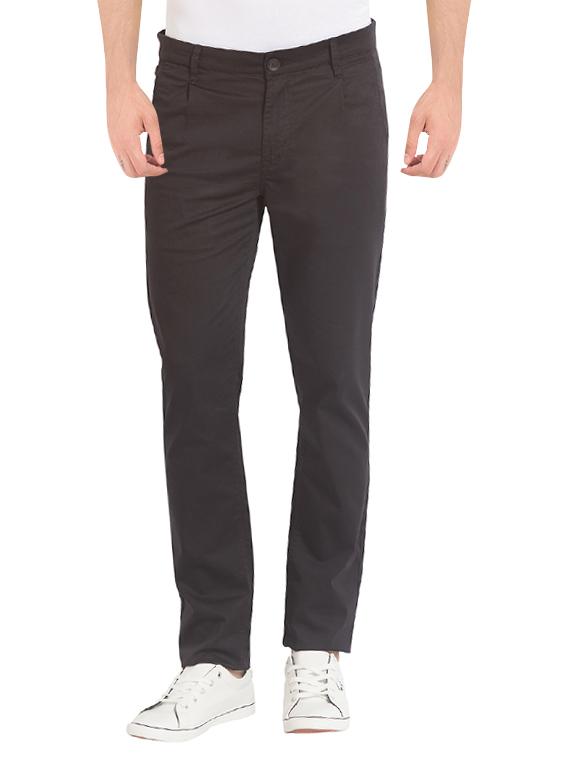 brown cotton chinos casual trousers - 14331980 -  Zoom Image - 0