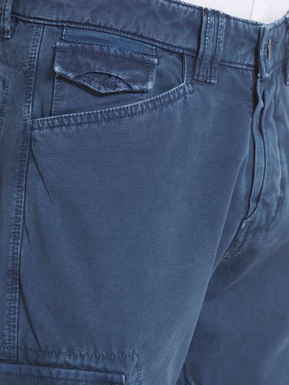 blue cotton cargos - 14331982 -  Standard Image - 3