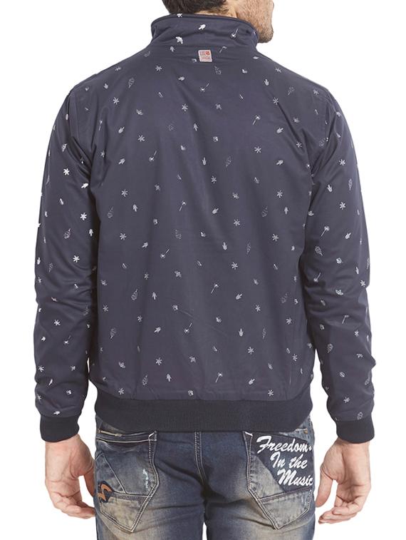 blue cotton casual jacket - 14332127 - Standard Image - 3