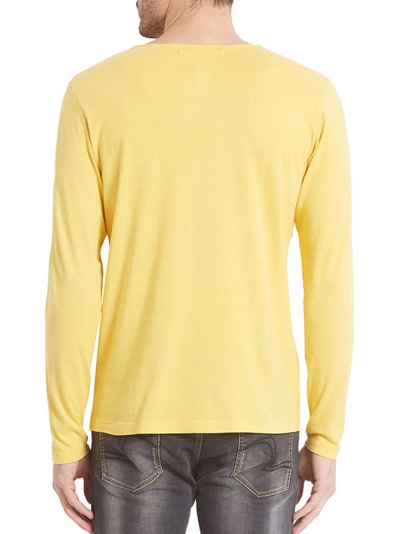 yellow cotton t-shirt - 14332149 -  Standard Image - 3