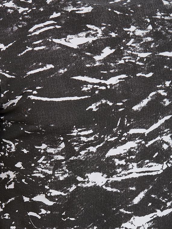 monochrome black cotton t-shirt - 14332182 - Standard Image - 3
