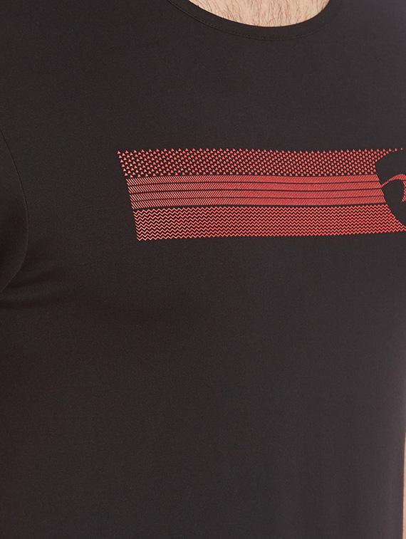 black cotton t-shirt - 14332198 - Standard Image - 3