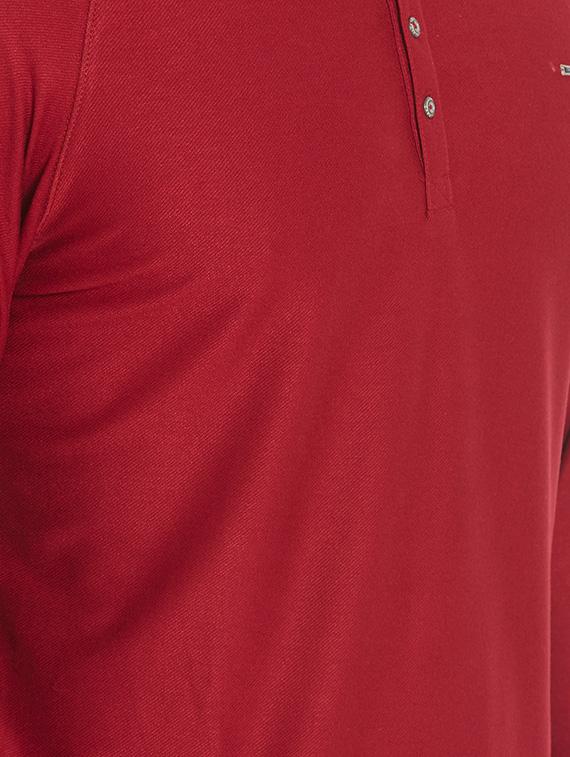 red cotton t-shirt - 14332212 - Standard Image - 3