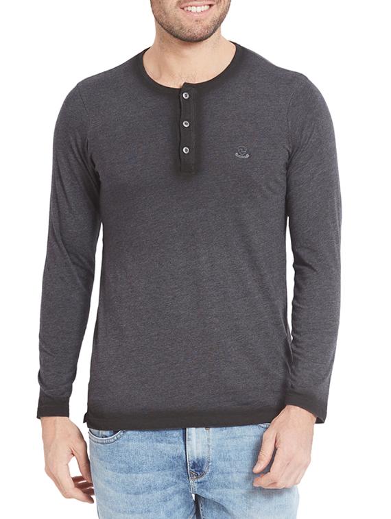 grey cotton t-shirt - 14332213 -  Zoom Image - 0