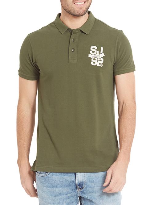 green cotton t-shirt - 14332219 -  Standard Image - 0