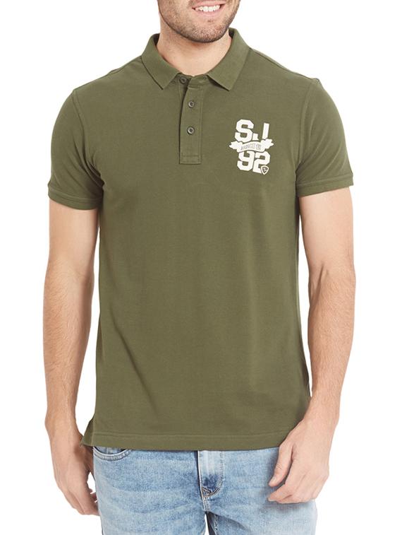 green cotton t-shirt - 14332219 -  Zoom Image - 0