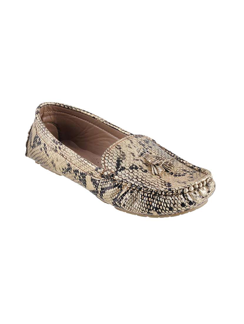 gold tpr slip on loafers