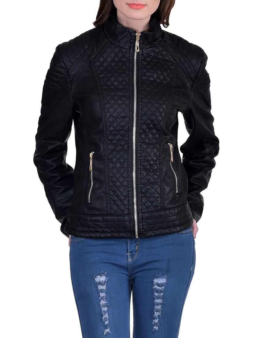 black leatherette jacket - 14335375 -  Zoom Image - 0