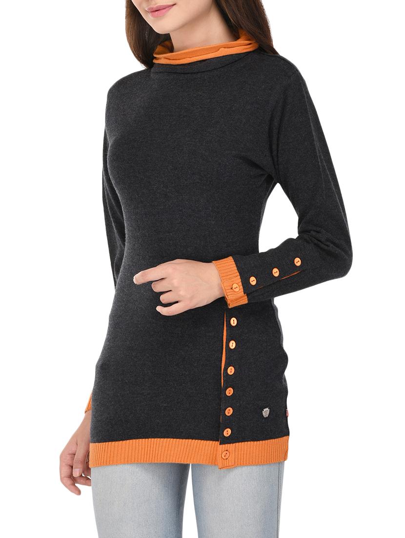 grey woollen pullover - 14335885 - Zoom Image - 0
