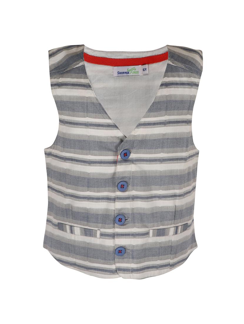 grey acrylic waistcoat - 14336018 - Zoom Image - 0