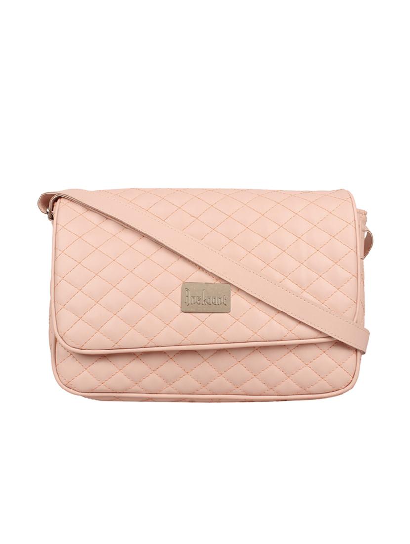 pink leatherette regular sling bag - 14349324 -  Zoom Image - 0
