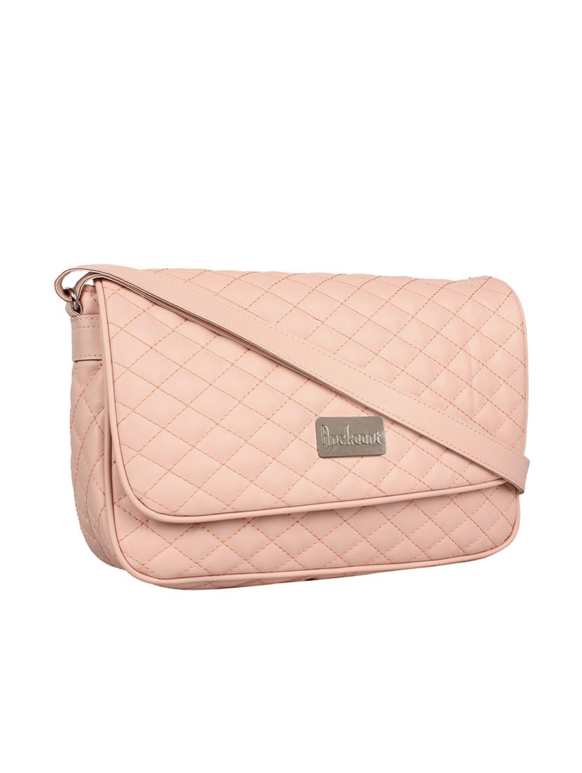 pink leatherette regular sling bag - 14349324 - Standard Image - 3