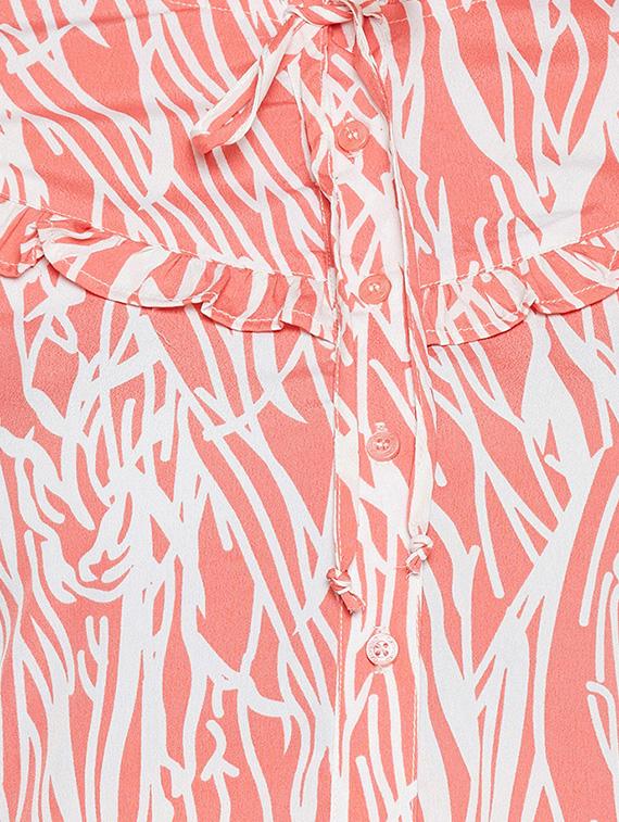 pink printed regular shirt - 14349937 - Standard Image - 3