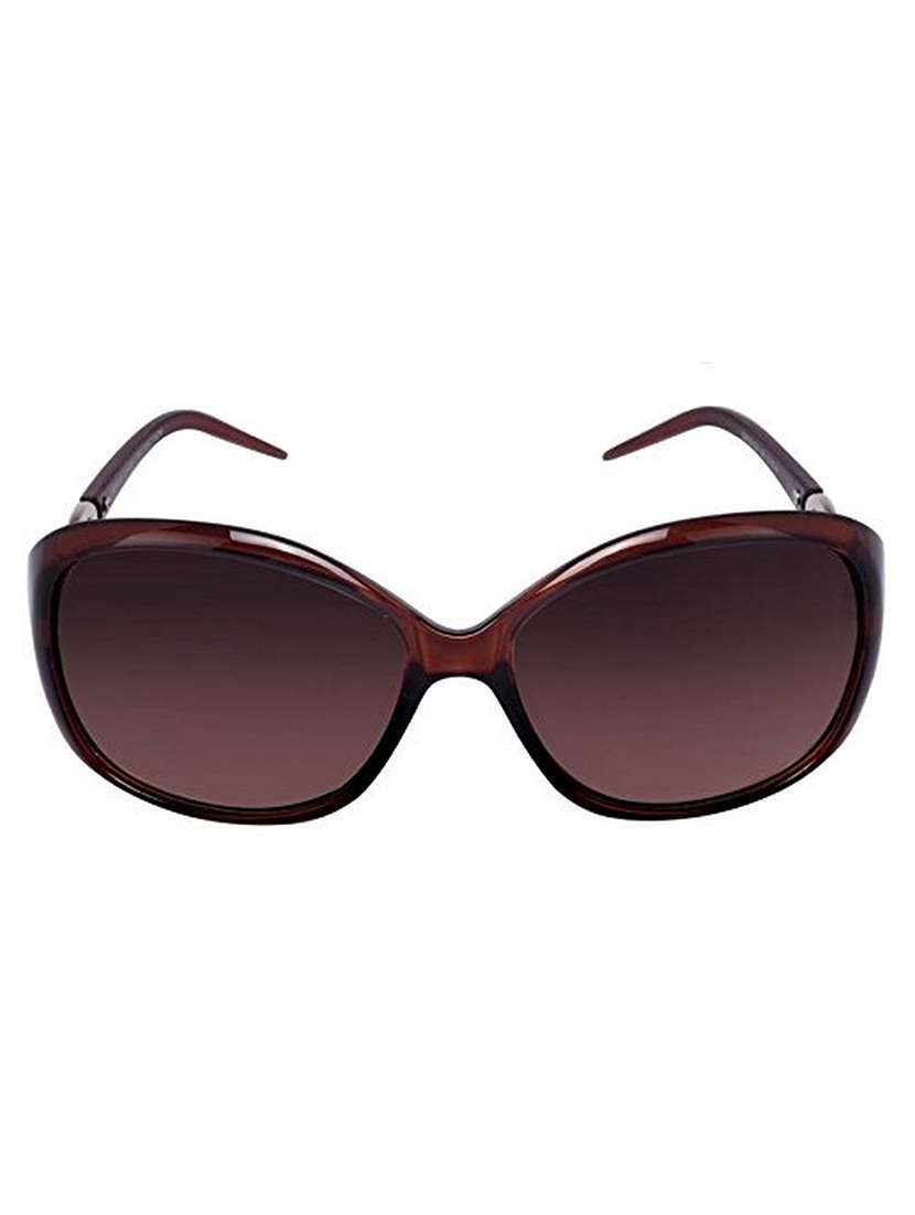 dervin brown frame brown lens over sized sunglasses for women