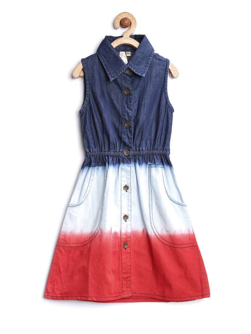 girls collared sleeveless frock - 14358840 - Zoom Image - 0