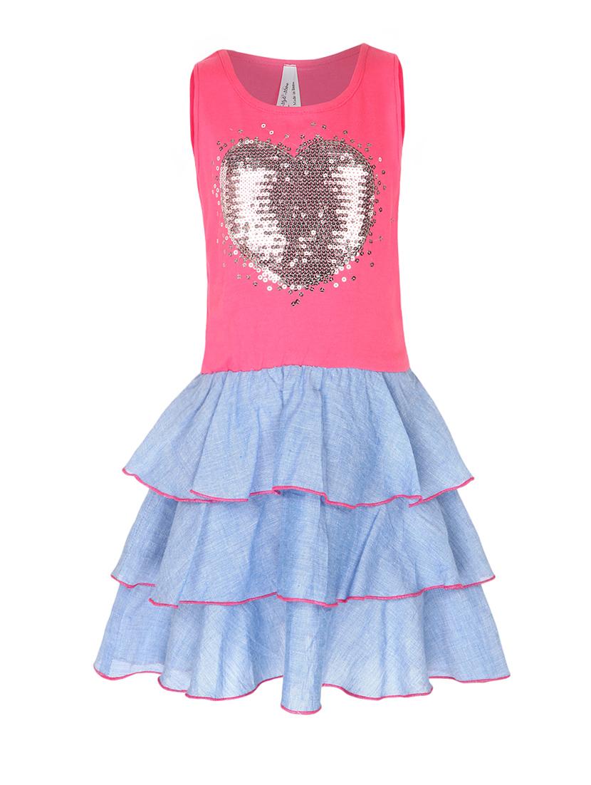 girls round neck sleeveless frock - 14358860 - Zoom Image - 0