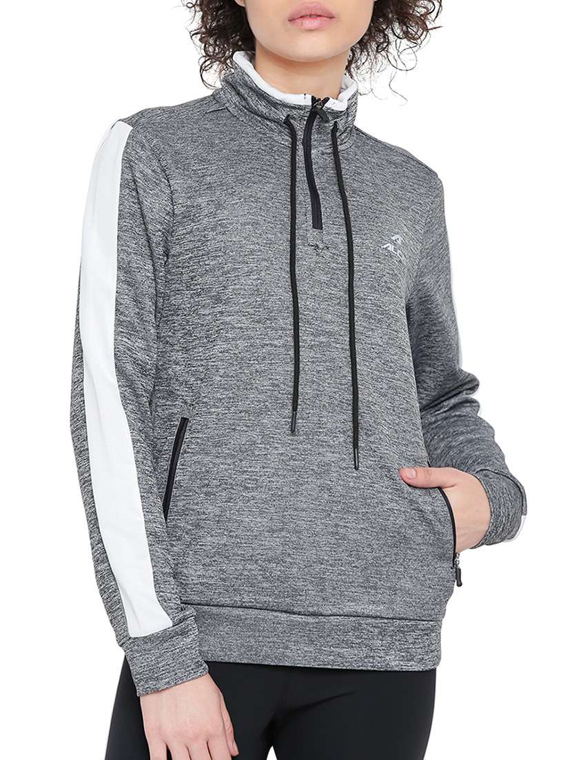 black regular sweatshirt - 14359074 -  Zoom Image - 0