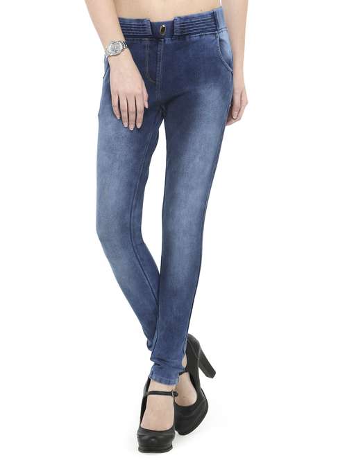 blue denim jeggings - 14366618 - Standard Image - 0