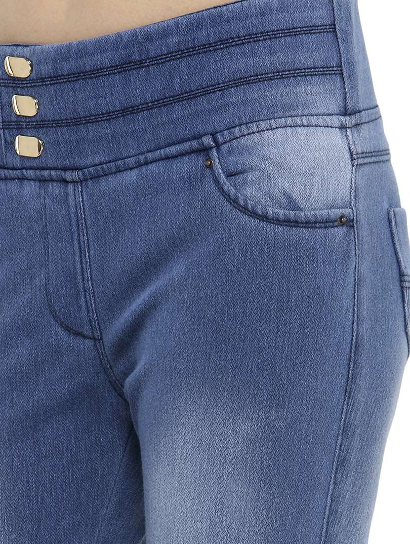 blue denim jeggings - 14366619 - Standard Image - 3