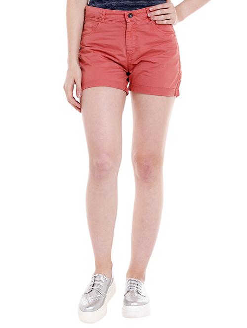 pink cotton hot pants - 14367784 - Standard Image - 0