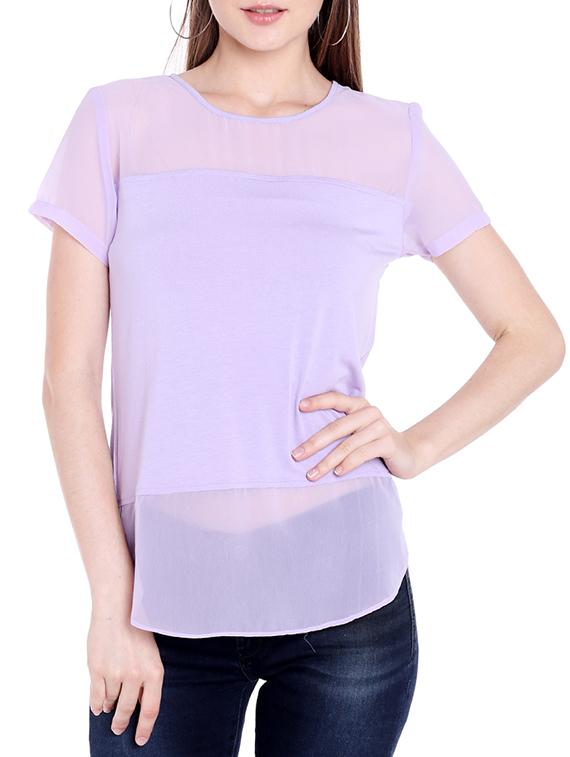 light purple cotton top - 14367853 -  Zoom Image - 0