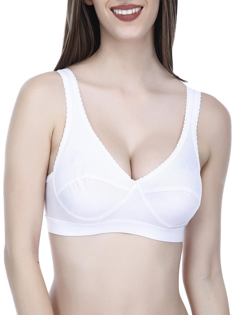set of 2 full coverage solid bra - 14372344 - Standard Image - 3
