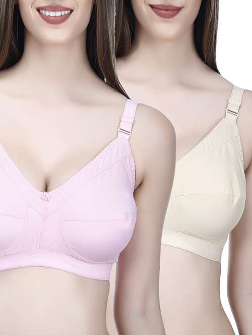 set of 2 floral patch bra  - 14372432 -  Standard Image - 0