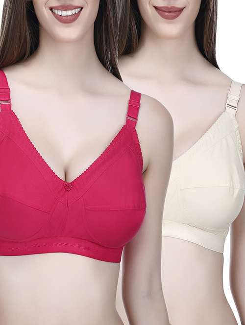 set of 2 floral patch bra  - 14372445 -  Standard Image - 0