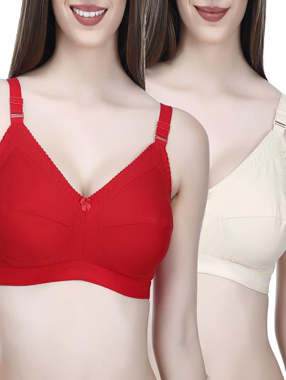 set of 2 bow patch bra - 14372459 - Zoom Image - 0