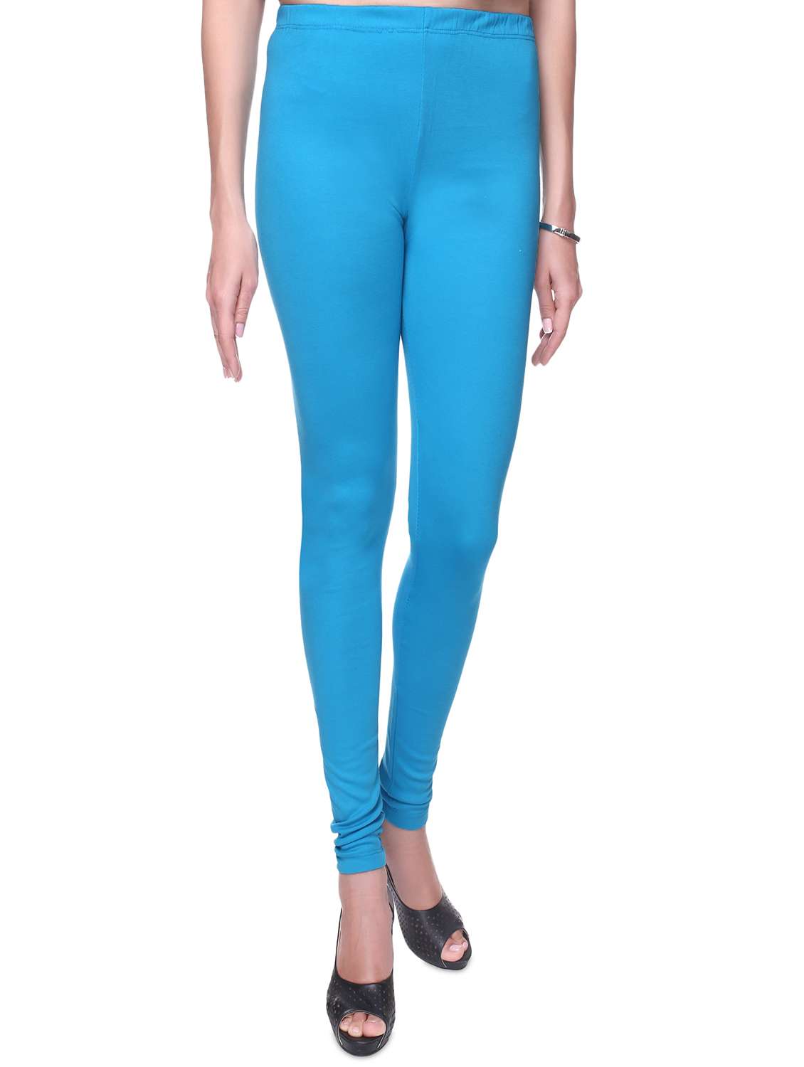 light blue cotton leggings