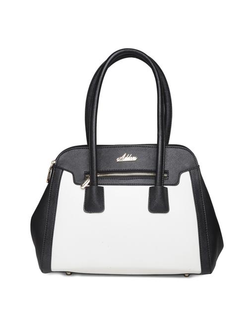 white leatherette  regular handbag - 14373231 -  Standard Image - 0