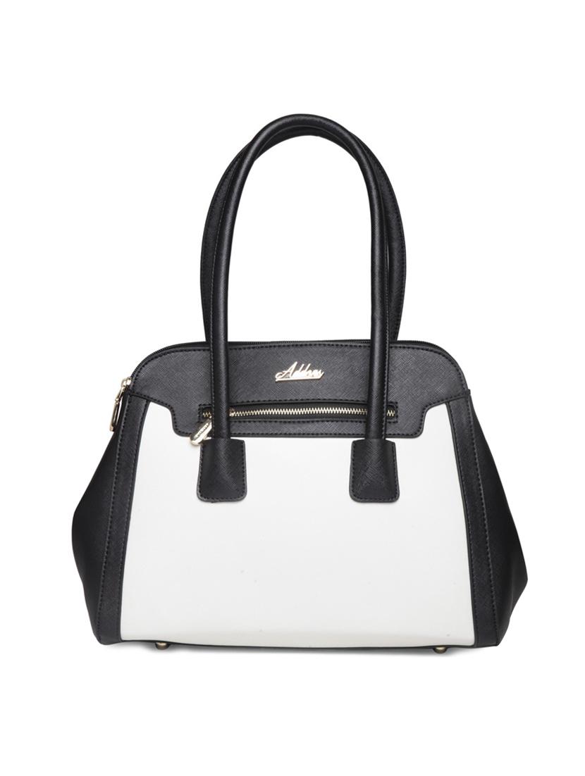 white leatherette  regular handbag - 14373231 -  Zoom Image - 0