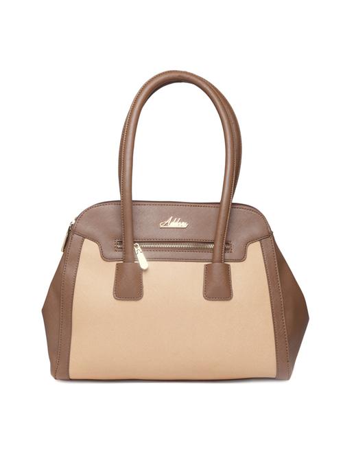 beige leatherette  regular handbag - 14373232 -  Standard Image - 0