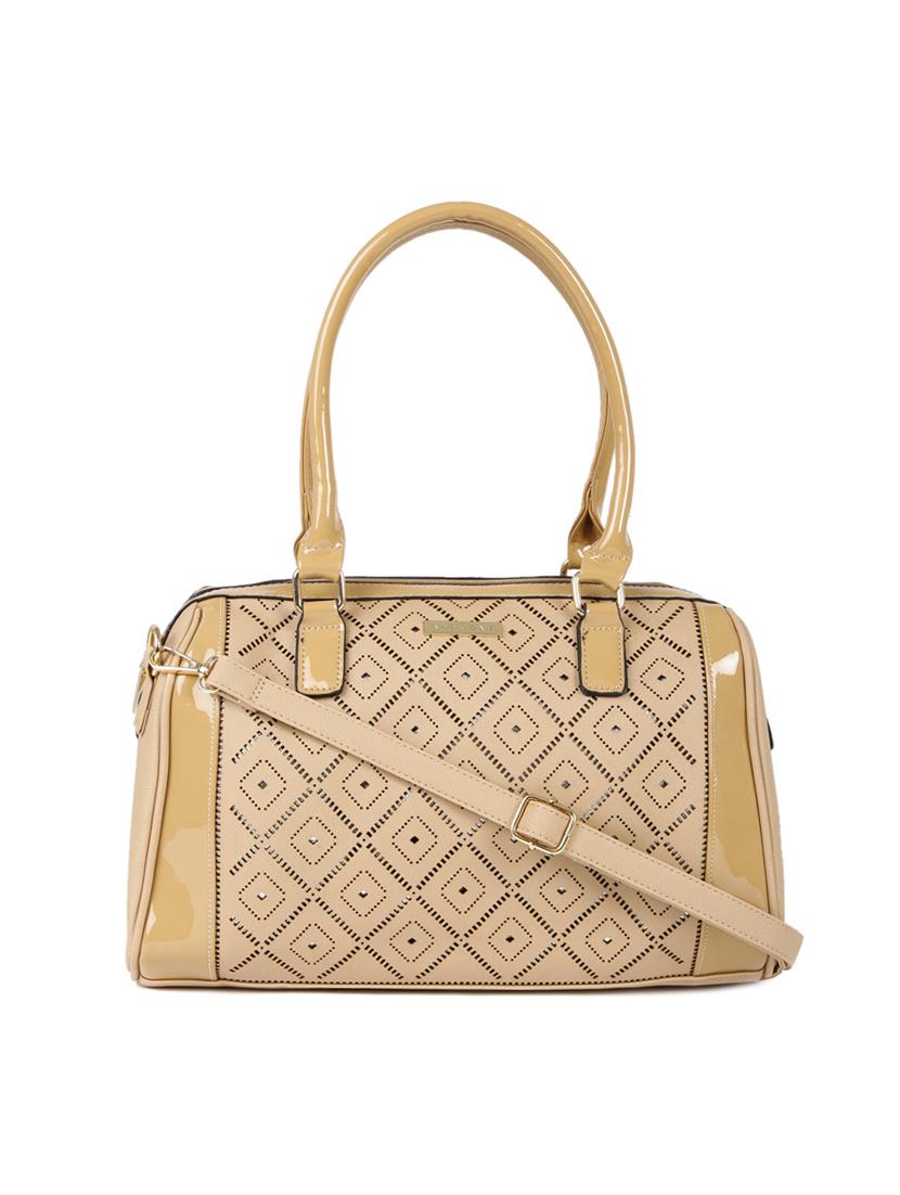 beige leatherette handbag - 14373263 -  Zoom Image - 0