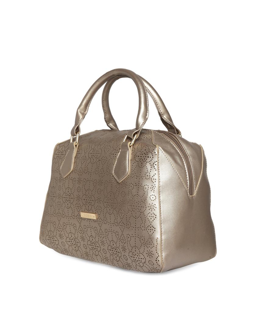 metallic leatherette handbag - 14373270 - Standard Image - 3