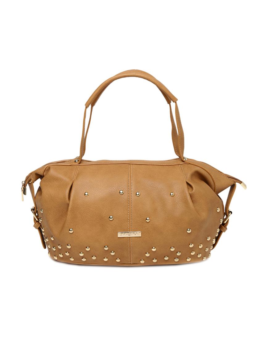 beige leatherette duffel handbag - 14373273 - Zoom Image - 0